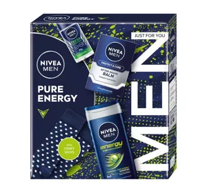 Nivea Men набір косметики: бальзам після гоління + гель для душу + антиперспірант + шкарпетки