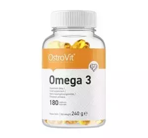 OSTROVIT OMEGA 3 ДІЄТИЧНА ДОБАВКА 180 КАПСУЛ