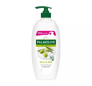 PALMOLIVE NATURALS ГЕЛЬ ДЛЯ ДУШУ З ДОЗАТОРОМ OLIVE & MILK 750МЛ