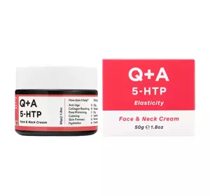 Q+A ЗМІЦНЮЮЧИЙ КРЕМ ДЛЯ ОБЛИЧЧЯ ТА ШИЇ З АМІНОКИСЛОТОЮ 5-HTP 50Г