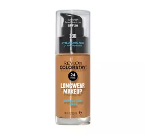 REVLON COLORSTAY ТОНАЛЬНИЙ ЗАСІБ З ГІАЛУРОНОВОЮ КИСЛОТОЮ ДЛЯ СУХОЇ ШКІРИ 330 NATURAL TAN 30МЛ