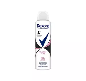 REXONA INVISIBLE PURE  АНТИПЕРСПІРАНТ-АЕРОЗОЛЬ ДЛЯ ЖІНОК 150МЛ