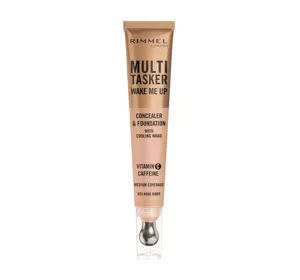 Rimmel Multi-Tasker Wake Me Up коректор і тональний засіб 2в1 025 Rose Ivory 20мл