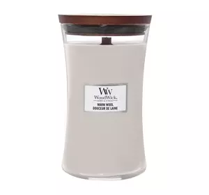 WOODWICK LARGE JAR CANDLE АРОМАТИЧНА СВІЧКА WARM WOOL 610Г