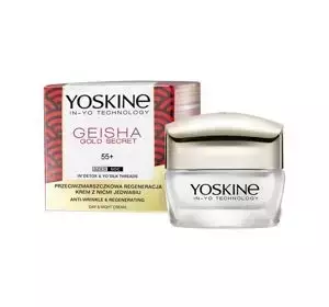 YOSKINE GEISHA GOLD SECRET РЕГЕНЕРАЦІЯ ПРОТИДІЯ ЗМОРШКАМ КРЕМ З НИТКАМИ ШОВКУ 55+ 50МЛ