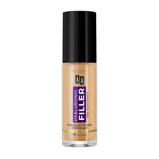 AA FILLER PRO3 AGE SYSTEM ТОНАЛЬНИЙ ЗАСІБ З ЕФЕКТОМ ЗАПОВНЕННЯ ЗМОРШОК 107 DARK BEIGE 30МЛ