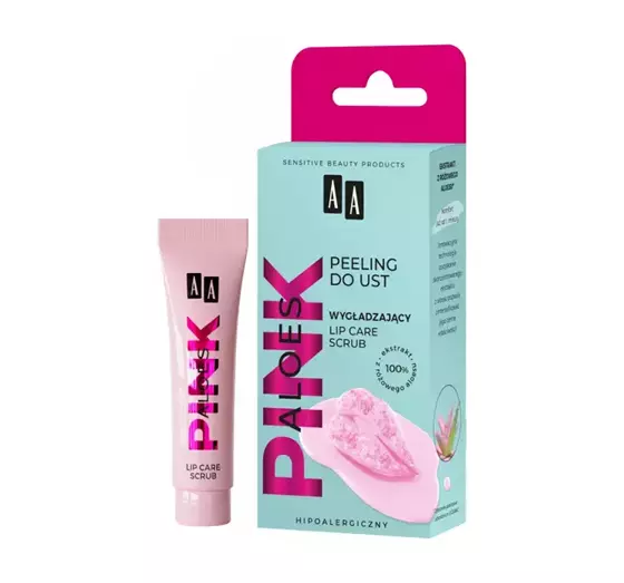 AA PINK ALOES ЗГЛАДЖУВАЛЬНИЙ ПІЛІНГ ДЛЯ ГУБ 10Г