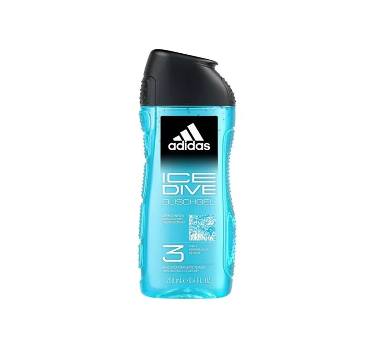 ADIDAS ICE DIVE REFRESHING ГЕЛЬ ДЛЯ ДУШУ 3В1 250МЛ