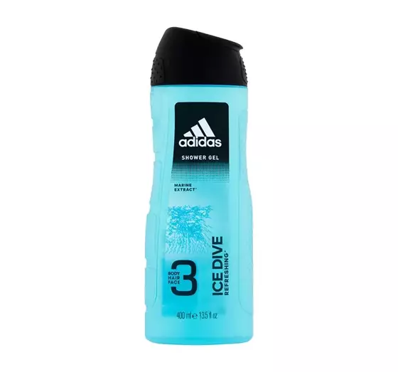 ADIDAS ICE DIVE REFRESHING ГЕЛЬ ДЛЯ ДУШУ 3В1 400МЛ