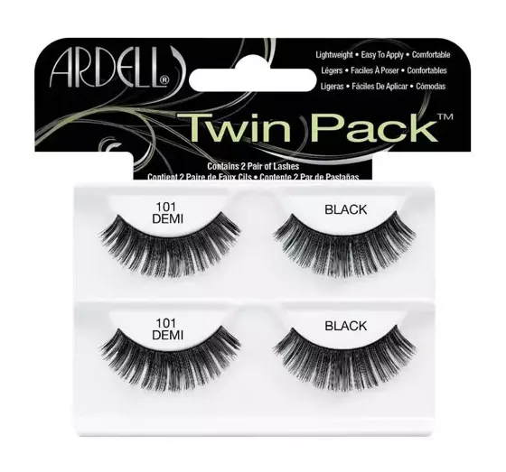 ARDELL TWIN PACK ЧОРНІ ВІЇ 101 DEMI BLACK