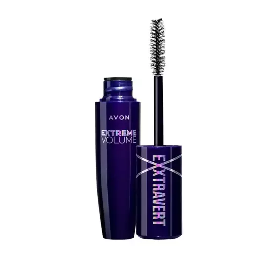 AVON EXXTRAVERT EXTREME VOLUME ТУШ ДЛЯ ПОТОВЩЕННЯ ВІЙ BLACKEST BLACK 9,5МЛ