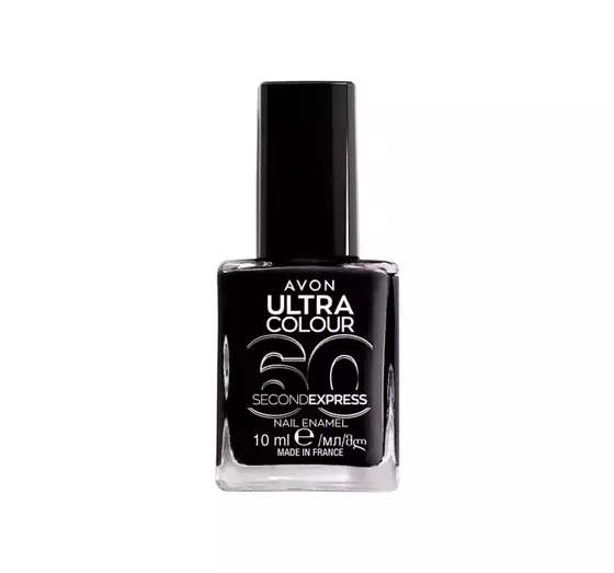 AVON ULTRA COLOUR 60 SECOND EXPRESS ЛАК ДЛЯ НІГТІВ POWER BLACK 10МЛ