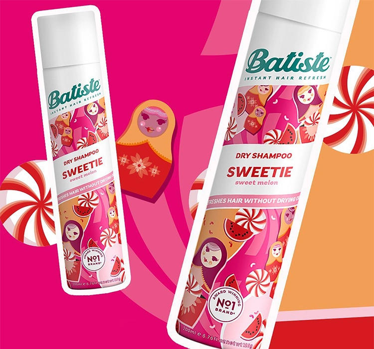 BATISTE СУХИЙ ШАМПУНЬ SWEETIE 200 ML