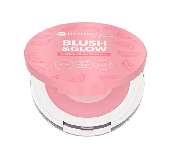 BELL HYPOALLERGENIC BLUSH&GLOW ОСВІТЛЮЮЧІ РУМ'ЯНА 01 LOVE MY SKIN 9Г