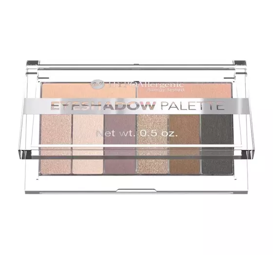 BELL HYPOALLERGENIC EYESHADOW PALETTE ПАЛЕТКА ТІНЕЙ ДЛЯ ПОВІК 02 17Г