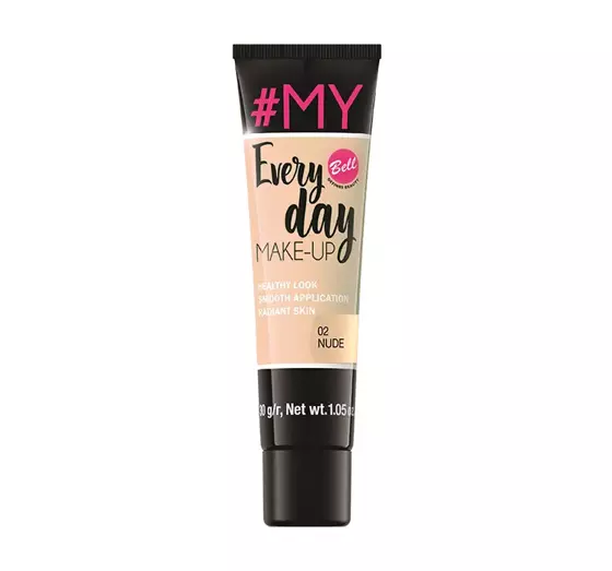 BELL # MY EVERYDAY MAKE-UP ВИРІВНЮЮЧИЙ ТОНАЛЬНИЙ ЗАСІБ 02 NUDE 30Г