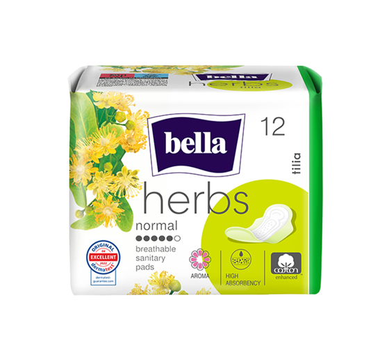 BELLA HERBS TILIA ГІГІЄНІЧНІ ПРОКЛАДКИ З КРИЛЬЦЯМИ 12 ШТУК