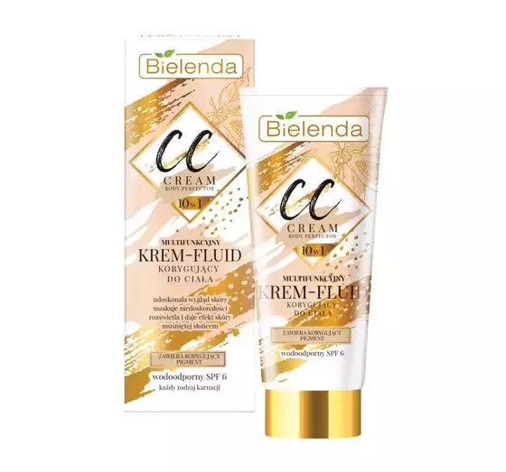 BIELENDA CC CREAM МУЛЬТИФУНКЦІОНАЛЬНИЙ КОРЕКТУЮЧИЙ КРЕМ-ФЛЮЇД ДЛЯ ТІЛА 175МЛ