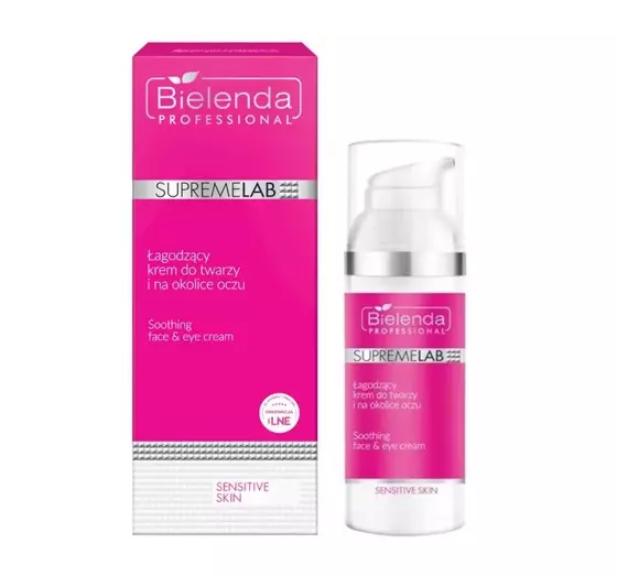 BIELENDA PROFESSIONAL SUPREMELAB SENSITIVE SKIN ЗАСПОКІЙЛИВИЙ КРЕМ ДЛЯ ОБЛИЧЧЯ І ШКІРИ НАВКОЛО ОЧЕЙ 50МЛ