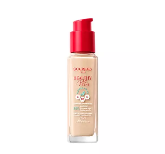 BOURJOIS HEALTHY MIX CLEAN ТОНАЛЬНИЙ ЗАСІБ ДЛЯ ОБЛИЧЧЯ 49.5N FAIR IVORY 30МЛ