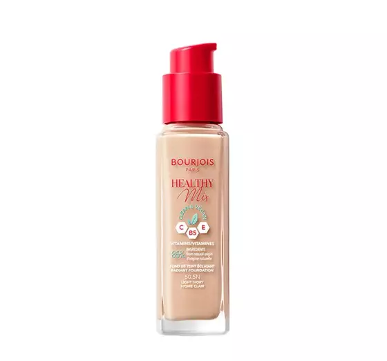 BOURJOIS HEALTHY MIX CLEAN ТОНАЛЬНИЙ ЗАСІБ ДЛЯ ОБЛИЧЧЯ 50.5N LIGHT IVORY 30МЛ