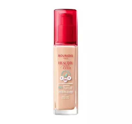 BOURJOIS HEALTHY MIX CLEAN ТОНАЛЬНИЙ ЗАСІБ ДЛЯ ОБЛИЧЧЯ 50C ROSE IVORY 30МЛ