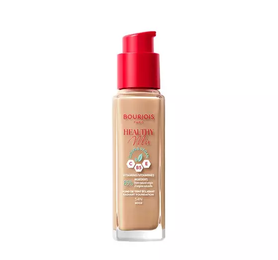 BOURJOIS HEALTHY MIX CLEAN ТОНАЛЬНИЙ ЗАСІБ ДЛЯ ОБЛИЧЧЯ 54N BEIGE 30МЛ