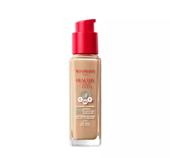 BOURJOIS HEALTHY MIX CLEAN ТОНАЛЬНИЙ ЗАСІБ ДЛЯ ОБЛИЧЧЯ 55N DEEP BEIGE 30МЛ