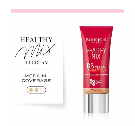 BOURJOIS HEALTHY MIX ЛЕГКИЙ КРЕМ BB 02 MEDIUM 30МЛ