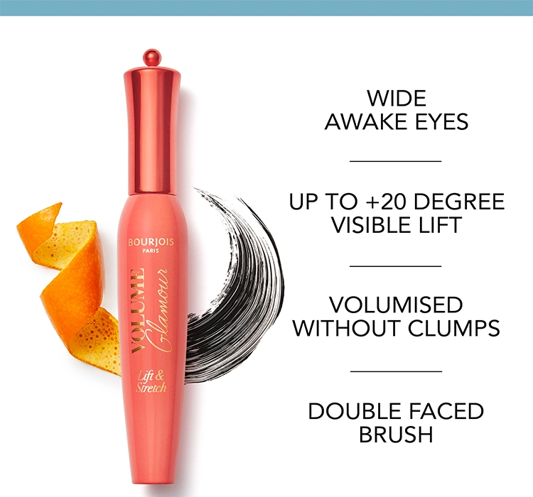 BOURJOIS VOLUME GLAMOUR ТУШ ДЛЯ ВІЙ LIFT & STRETCH 01 BLACK 12МЛ