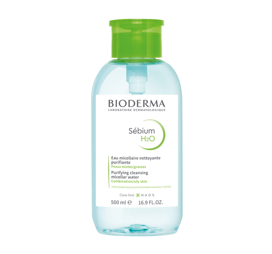 Bioderma Sebium H2O міцелярний засіб змішана і жирна шкіра 500 мл