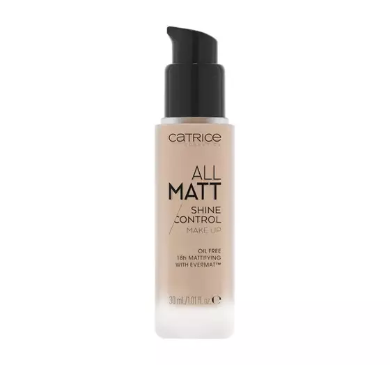 CATRICE ALL MATT SHINE CONTROL ТОНАЛЬНИЙ ЗАСІБ 010N NEUTRAL LIGHT BEIGE 30МЛ