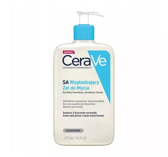 CERAVE SA ЗГЛАДЖУВАЛЬНИЙ ГЕЛЬ ДЛЯ МИТТЯ СУХОЇ І ШОРСТКОЇ ШКІРИ 473МЛ