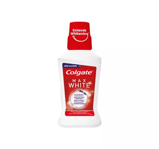 COLGATE MAX WHITE EXPERT ЗАСІБ ДЛЯ ПОЛОСКАННЯ РОТОВОЇ ПОРОЖНИНИ 250МЛ