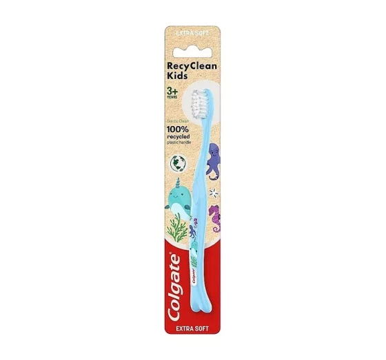 COLGATE RECYCLEAN KIDS ЗУБНА ЩІТКА ДЛЯ ДІТЕЙ 3+ EXTRA SOFT