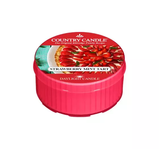 COUNTRY CANDLE DAYLIGHT АРОМАТИЧНА СВІЧКА STRAWBERRY MINT TART 42Г