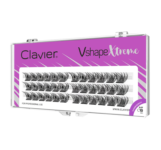 Clavier Vshape Xtreme пучки накладних вій тип C 10мм