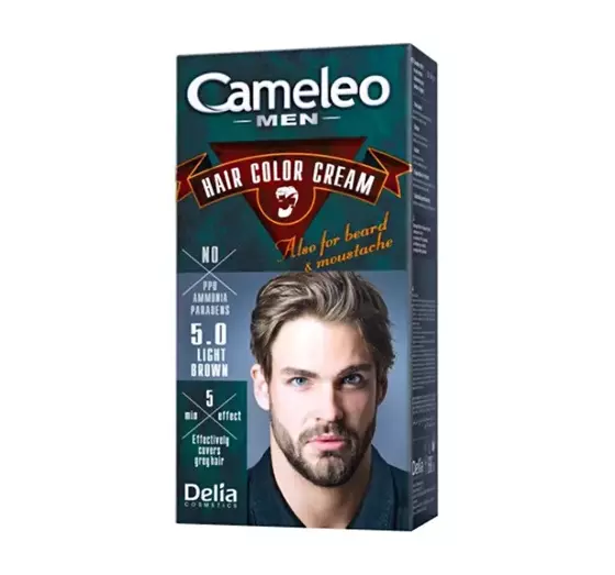 DELIA CAMELEO MEN ФАРБА ДЛЯ  БОРОДИ ТА ВУСІВ 5.0