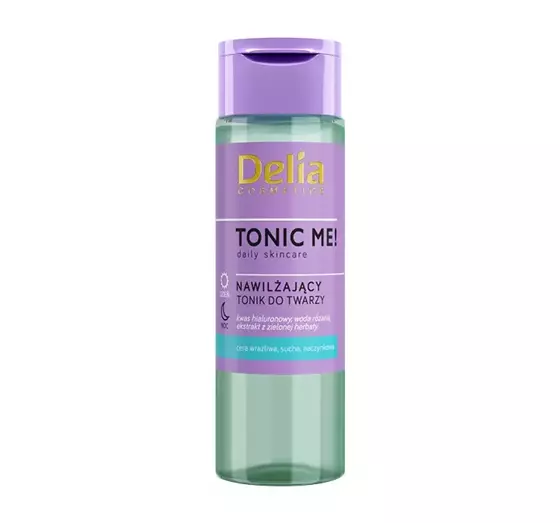 DELIA TONIC ME! ЗВОЛОЖУЮЧИЙ ТОНІК ДЛЯ ОБЛИЧЧЯ ДЛЯ СУХОЇ ЧУТЛИВОЇ І КАПІЛЯРНОЇ ШКІРИ 200МЛ