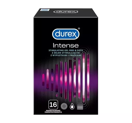 DUREX INTENSE ПРЕЗЕРВАТИВИ 16 ШТУК