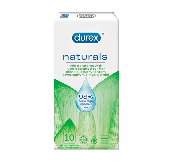 DUREX NATURALS ПРЕЗЕРВАТИВИ 10 ШТУК