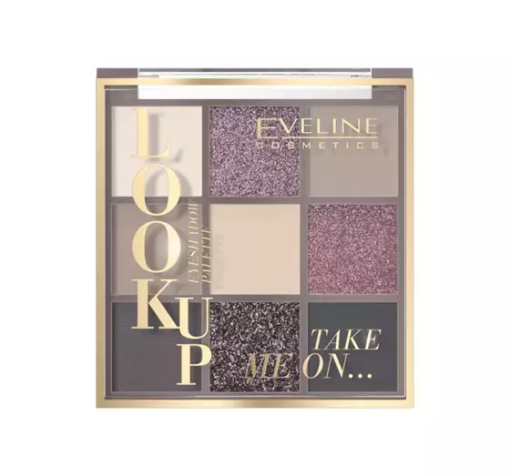 EVELINE LOOK UP EYESHADOW PALETTE ПАЛЕТКА ТІНЕЙ ДЛЯ ПОВІК TAKE ME ON 10,8Г