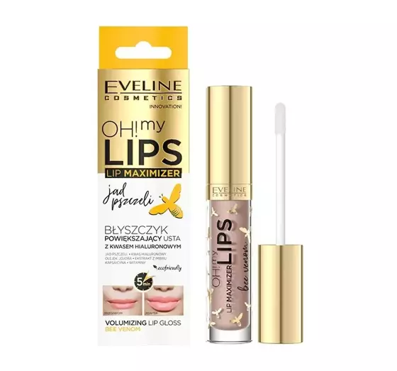 EVELINE OH MY LIPS LIP MAXIMIZER БЛИСК ЗБІЛЬШУЮЧИЙ ГУБИ БДЖОЛИНИЙ ЯД 4,5МЛ