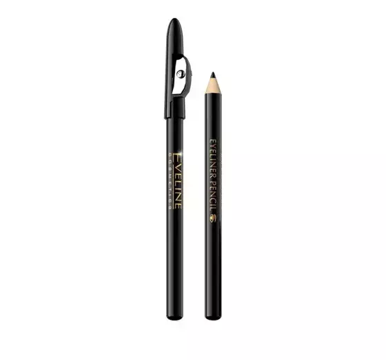 EVELINE PENCIL ОЛІВЕЦЬ ДЛЯ ОЧЕЙ З ТОЧИЛКОЮ BLACK