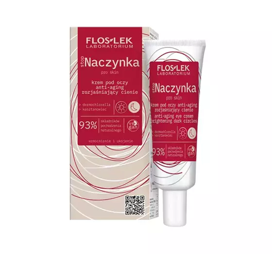 FLOSLEK STOP CAPILLARIES КРЕМ ПІД ОЧІ ANTI-AGING ДЛЯ ОСВІТЛЕННЯ ТІНЕЙ 30МЛ