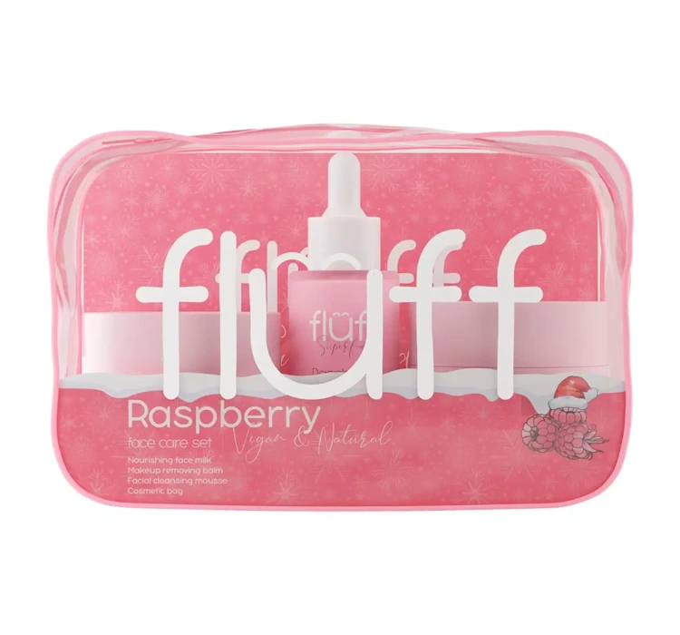 Fluff Raspberry подарунковий набір для догляду за обличчям