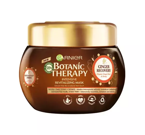 GARNIER BOTANIC THERAPY GINGER RECOVERY МАСКА ДЛЯ ВОЛОССЯ КОРІНЬ ІМБИРУ І МЕД 300МЛ