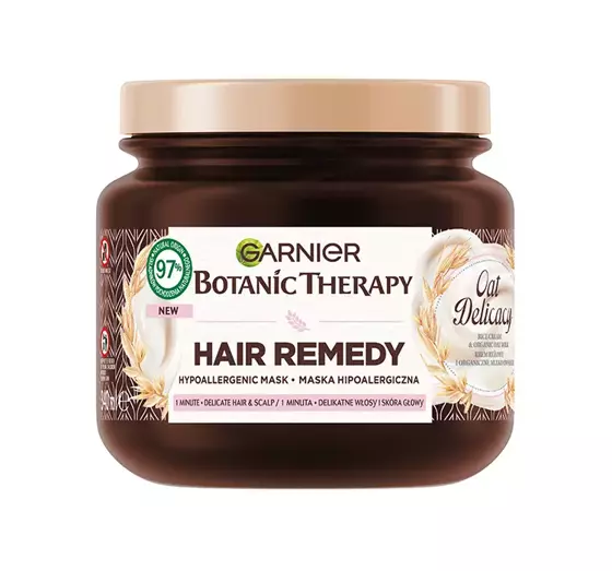 GARNIER BOTANIC THERAPY МАСКА ДЛЯ ДЕЛІКАТНОГО ВОЛОССЯ З ВІВСЯНИМ МОЛОКОМ 340МЛ