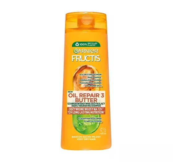 GARNIER FRUCTIS OIL REPAIR 3 BUTTER  ШАМПУНЬ ДЛЯ ЖИВЛЕННЯ  400МЛ