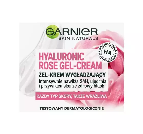 GARNIER HYALURONIC ROSE GEL CREAM РОЗГЛАДЖУЮЧИЙ ГЕЛЬ-КРЕМ 50МЛ